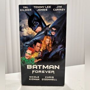 Batman Forever VHS 1995 DC Val Kilmer Jim Carrey